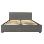 Bed with mattress and storage space Norse-Resty gray PU 160x200cm - Слика 5
