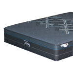 Bed with mattress Mago-Resty fabric ecru 160x200cm - Слика 4