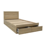 Bed with mattress and drawer Olympus-Perfecto sonoma 100x200cm - Image 4