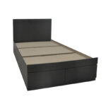 Bed with mattress and drawer Olympus-Perfecto wenge 100x200cm - Image 3