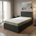 Bed with mattress and drawer Olympus-Nemesis wenge 100x200cm