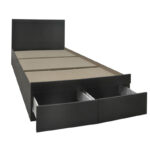 Bed with mattress and drawer Olympus-Nemesis wenge 100x200cm - Слика 4