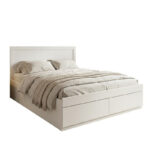 Bed with mattress and drawer Olympus-Perfecto white 120x200cm - Image 2