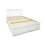 Bed with mattress and drawer Olympus-Perfecto white 120x200cm - Image 3