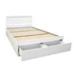 Bed with mattress and drawer Olympus-Perfecto white 120x200cm - Image 4