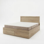 Bed with drawer and mattress Olympus-Nemesis sonoma 150x200cm - Слика 2