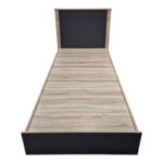Bed with mattress Athos Sleepy sonoma–anthracite 90x190cm - Слика 3