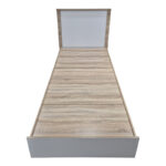 Bed with mattress Athos Sleepy sonoma white 90x190cm - Image 3