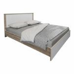 Bed with mattress Athos Sleepy sonoma white 160x200cm - Слика 2