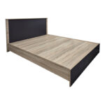 Bed with mattress Athos Utopia Pakoworld sonoma and anthracite 160x200cm - Image 2
