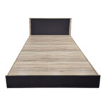 Bed with mattress Athos Utopia Pakoworld sonoma and anthracite 160x200cm - Image 3