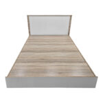 Bed with mattress Athos Utopia Pakoworld sonoma and white 160x200cm - Image 3