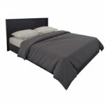 Bed with mattress Athos Utopia Pakoworld wenge 160x200cm - Слика 2