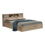 Bed with mattress Olympus Utopia sonoma 160x200cm - Слика 2