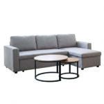 Student Living Room Furniture Set Zene Pakoworld 3Piece Set - Слика 2