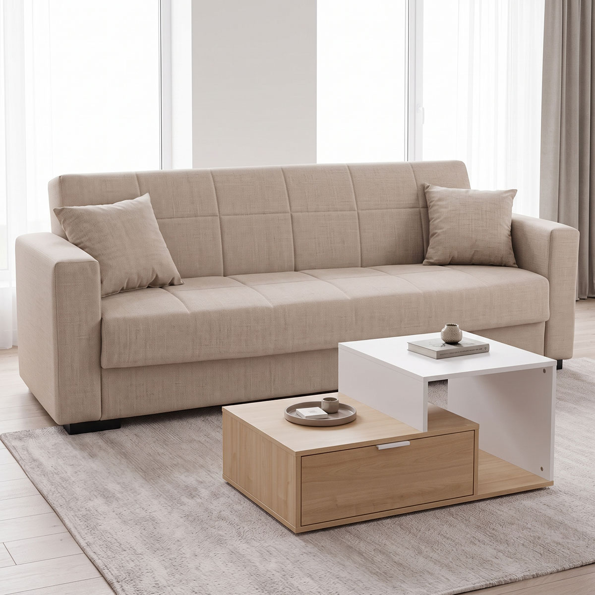 200-002033 Student living room furniture package Haze set 2 pcs - Image 1
