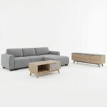 Student living room furniture package Swing set 3pcs - Слика 2