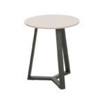 Berton living room tables 2pcs in cappuccino with black metal - Слика 5