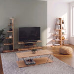 Student living room furniture package Tars sonoma black 4-piece set