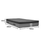 Mattress Deluxe pocket spring double sided 32cm 160x200cm - Слика 3