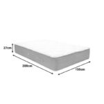 Mattress Sleepy bonnel spring double sided 27cm 150x200cm - Image 3