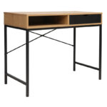 Work table Taco natural-black 95x48x76cm