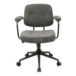 Office chair Leberta anthracite fabric 64x63.5x86-96cm - Слика 5