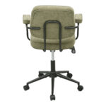 Office chair Leberta khaki fabric 64x63.5x86-96cm - Image 6