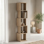 Cubik sonoma bookcase 35x30x161cm