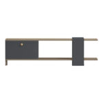 Standi TV cabinet in sonoma-anthracite 120x25x36.8cm - Слика 4