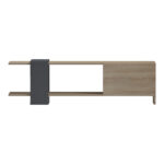 Standi TV cabinet in sonoma-anthracite 120x25x36.8cm - Слика 6