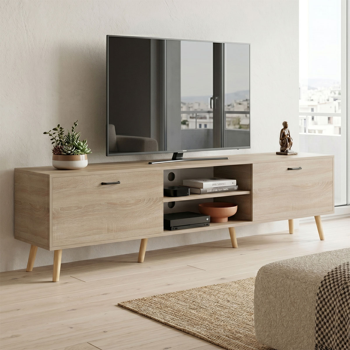 230-000204 TV stand Gorna sonoma 180x35x48.6cm - Image 1