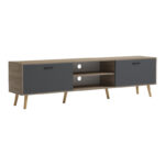 TV stand Gorna sonoma-anthracite 180x35x48.6cm - Image 3