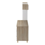 Office unit Kontor sonoma-white 160x50x158.2cm - Слика 6