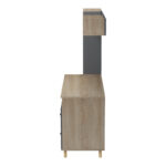 Office unit Kontor sonoma-anthacite 160x50x158.2cm - Слика 6