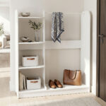 Pamesa entrance furniture white 130x40x135cm