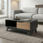 Judas coffee table in anthracite-sonoma 90x45x38.5cm