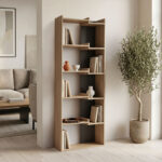 Corpus sonoma bookcase - anthracite 61x22x162cm