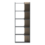 Corpus bookcase anthracite-sonoma 61x22x162cm - Image 3