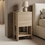Bedside table Reppo sonoma  30x30x55cm