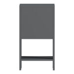 Bedside table Reppo anthracite  30x30x55cm - Слика 4