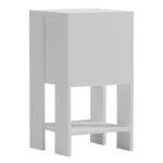 Bedside table Reppo white  30x30x55cm - Image 2