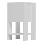 Bedside table Reppo white  30x30x55cm - Image 5