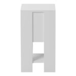 Bedside table Reppo white  30x30x55cm - Image 6
