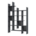 Manco  bookcase anthracite 122x25.5x188cm - Image 4