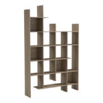 Manco bookcase sonoma 122x25.5x188cm - Слика 2