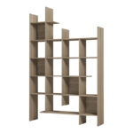 Manco bookcase sonoma 122x25.5x188cm - Слика 4
