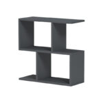 Wesmol side table-bookcase anthracite 50x20x50cm - Слика 4
