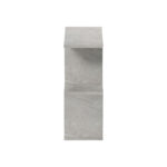 Wesmol side table-bookcase grey marble look 50x20x50cm - Image 5