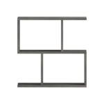 Wesmol side table-bookcase anthracite marble look 50x20x50cm - Image 3